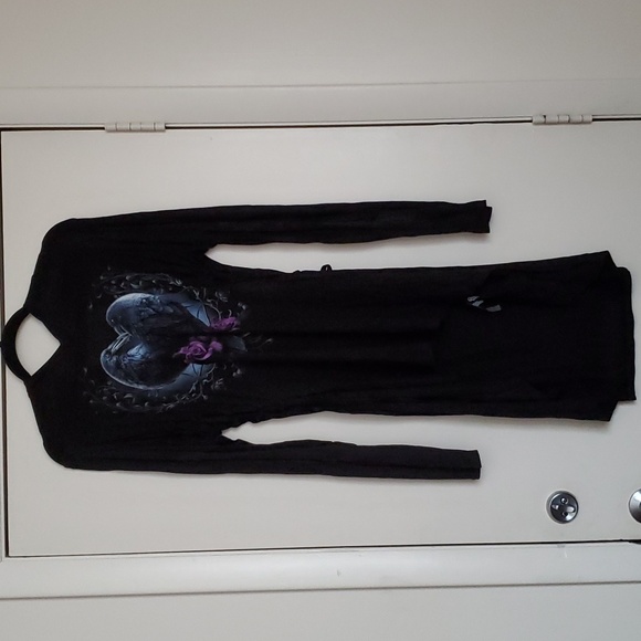 *NWT* Spiral Direct's Raven Heart Hooded Dress - Picture 16 of 16